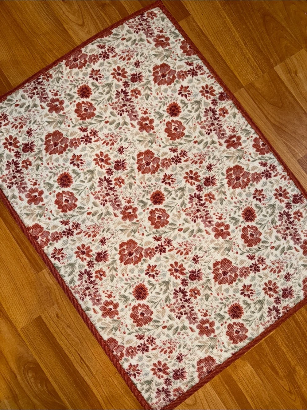 Lauren Ralph Lauren 22x16in floral dish drying towel padded blk‎ label EUC